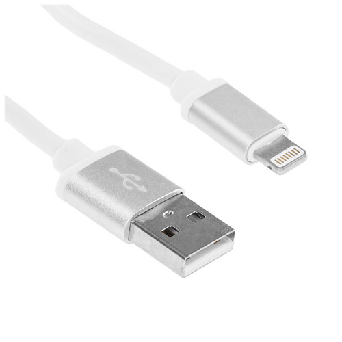 Купить Кабель круглый Cablexpert Lightning 8-pin - USB 2.0 Type-A белый 0.5 м  5485443. Характеристики, отзывы и цены в Донецке