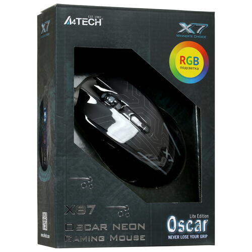 Купить Мышь проводная A4Tech X87  черный  4871984. Характеристики, отзывы и цены в Донецке
