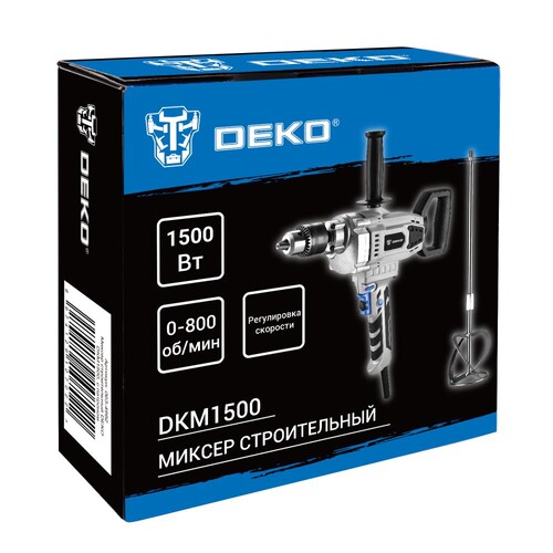 Купить Дрель-миксер DEKO DKM1500  9136225. Характеристики, отзывы и цены в Донецке