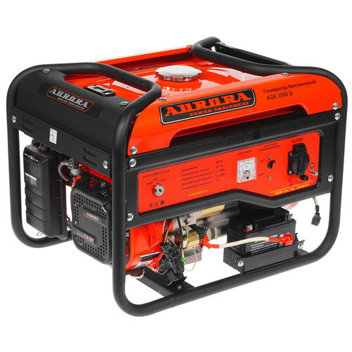 Купить Электрогенератор   бензиновый Aurora AGE 3500 D  1103029. Характеристики, отзывы и цены в Донецке