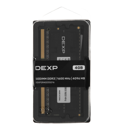 Купить Оперативная память SODIMM DEXP [DEXP2R4GD3SD16] 4 ГБ  9152906. Характеристики, отзывы и цены в Донецке