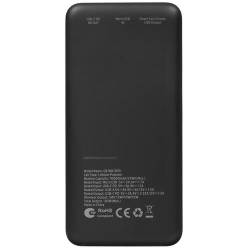 Купить Портативный аккумулятор Energizer QE10013PQ черный  5427097. Характеристики, отзывы и цены в Донецке