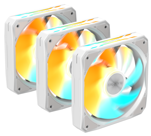 Купить Комплект вентиляторов Gigabyte EZ CHAIN FAN 120 [GP-GBT EZFAN1203 ICE] белый  5620204. Характеристики, отзывы и цены в Донецке