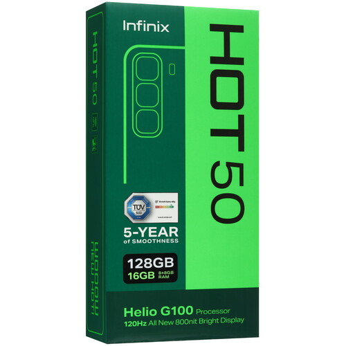 Купить 6.78" Смартфон Infinix HOT 50 128 ГБ черный  5479920. Характеристики, отзывы и цены в Донецке