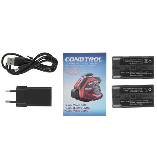 Купить Лазерный нивелир Condtrol XLiner Pento 360  5083123. Характеристики, отзывы и цены в Донецке