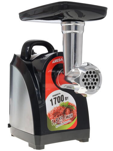 Купить Мясорубка электрическая Aresa AR-2103 черный  7996386. Характеристики, отзывы и цены в Донецке