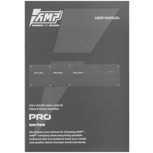 Купить Усилитель AMP PRO 4.400FR  9248138. Характеристики, отзывы и цены в Донецке
