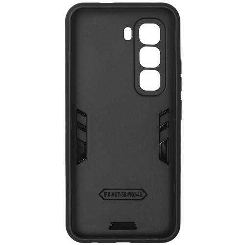 Купить Накладка  BoraSCO Anti-Shok Case для Infinix HOT 50 Pro черный  5601770. Характеристики, отзывы и цены в Донецке