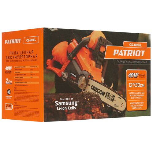 Купить Аккумуляторная цепная пила Patriot СS 402XL  шина - 30 см (12")  1229682. Характеристики, отзывы и цены в Донецке