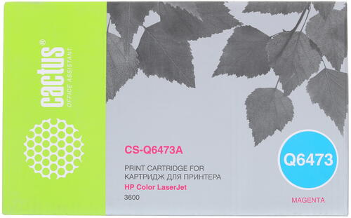 Купить Картридж лазерный Cactus CS-Q6473A пурпурный, с чипом  7936851. Характеристики, отзывы и цены в Донецке