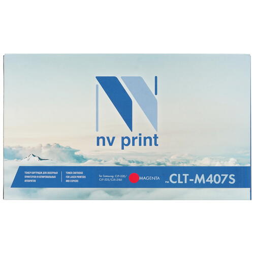 Купить Картридж лазерный NV Print CLT-M407S пурпурный, с чипом  6679136. Характеристики, отзывы и цены в Донецке