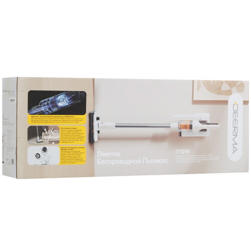 Купить Пылесос  вертикальный  Deerma DEM-T10W  белый  9290851. Характеристики, отзывы и цены в Донецке