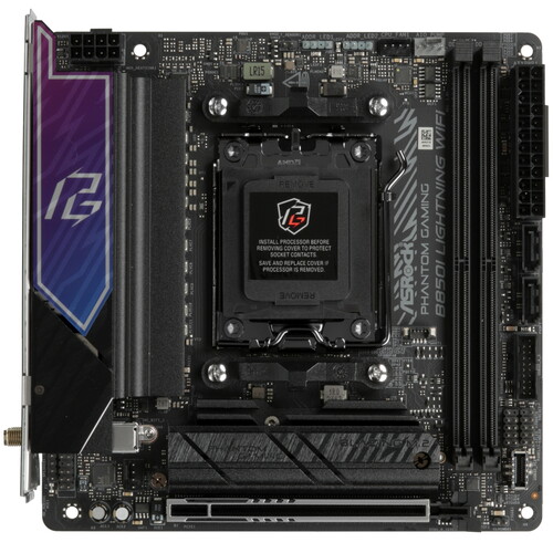 Купить Материнская плата ASRock Phantom Gaming B850I Lightning WiFi  5622729. Характеристики, отзывы и цены в Донецке