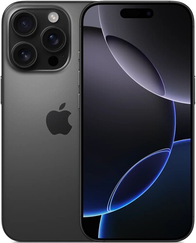 Купить 6.3" Смартфон Apple iPhone 16 Pro 256 ГБ черный  5491216. Характеристики, отзывы и цены в Донецке