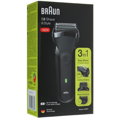 Купить Электробритва Braun Series 3 300BT  8163538. Характеристики, отзывы и цены в Донецке