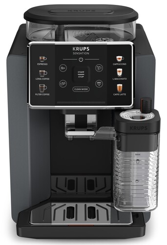 Купить Кофемашина автоматическая KRUPS Sensation Milk EA912B10 черный  5628307. Характеристики, отзывы и цены в Донецке