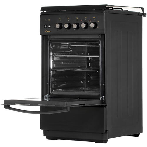 Купить Комбинированная плита Flama L RK 23-126 черный  5305311. Характеристики, отзывы и цены в Донецке