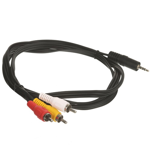 Купить Кабель соединительный   Telecom 3.5 mm jack - RCA x3 черный  1326514. Характеристики, отзывы и цены в Донецке