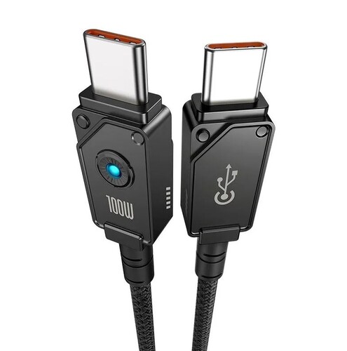 Купить Кабель круглый Baseus USB Type-C - USB Type-C черный 2 м  9260768. Характеристики, отзывы и цены в Донецке