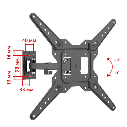 Купить Кронштейн для ТВ UNITEKI SNM1503 черный  9298803. Характеристики, отзывы и цены в Донецке