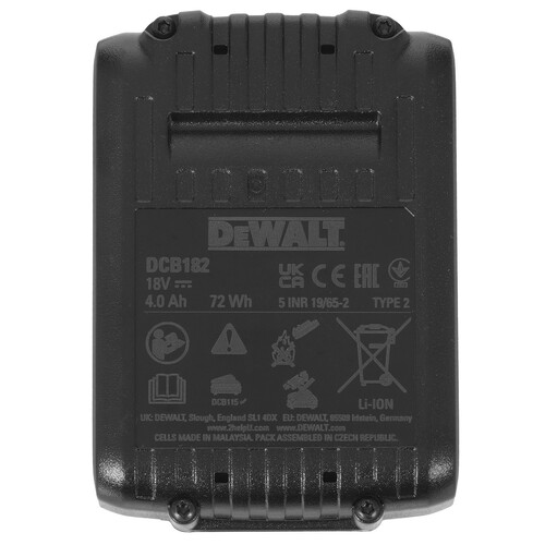 Купить Аккумулятор DeWALT DCB182-XJ  5437894. Характеристики, отзывы и цены в Донецке