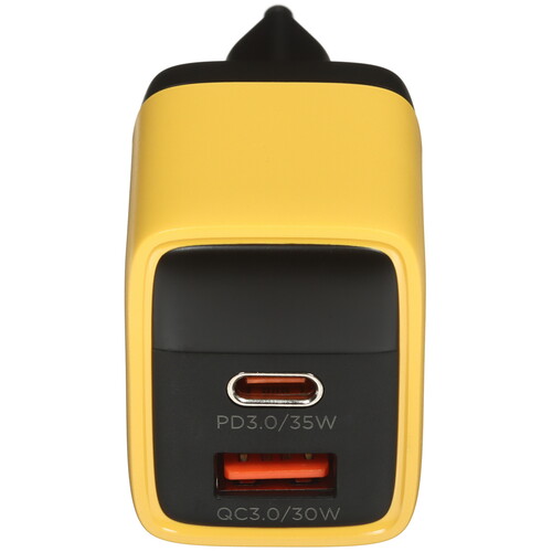 Купить Сетевое зарядное устройство Cablexpert MP3A-PC-53 желтый  5480018. Характеристики, отзывы и цены в Донецке