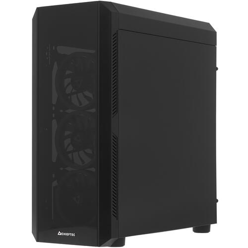 Купить Корпус Chieftec SCORPION II [GL-02B-OP] черный  1369917. Характеристики, отзывы и цены в Донецке