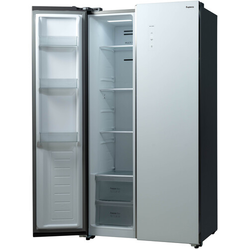 Купить Холодильник Side by Side   Бирюса SBS 541 TWG серый  9173437. Характеристики, отзывы и цены в Донецке