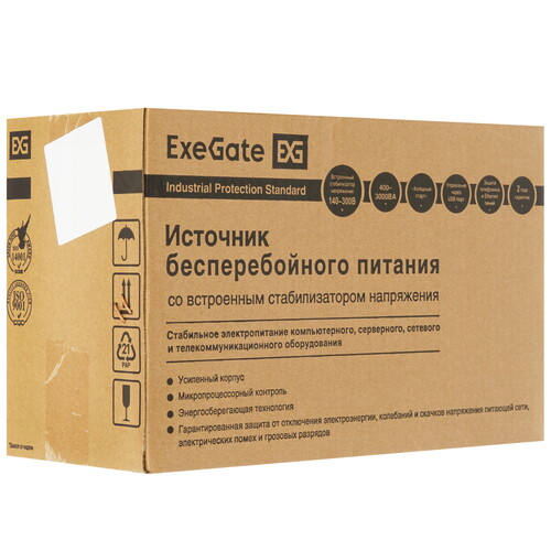 Купить ИБП ExeGate Power Back BNB-650.LED.AVR.4C13  5418277. Характеристики, отзывы и цены в Донецке