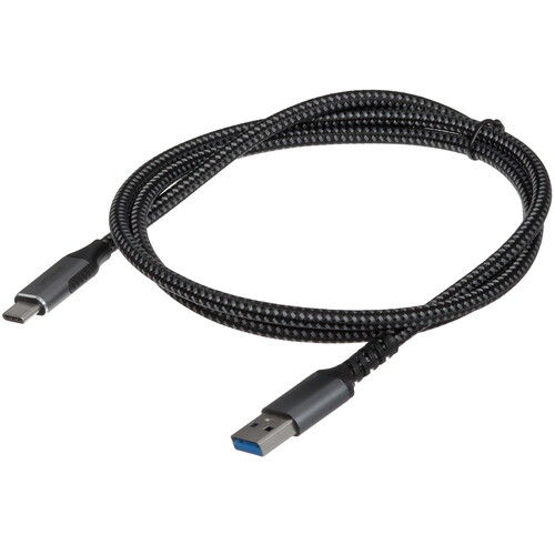 Купить Кабель круглый VCOM USB Type-C - USB 3.2 Gen 2 Type-A черный 1 м  5471485. Характеристики, отзывы и цены в Донецке