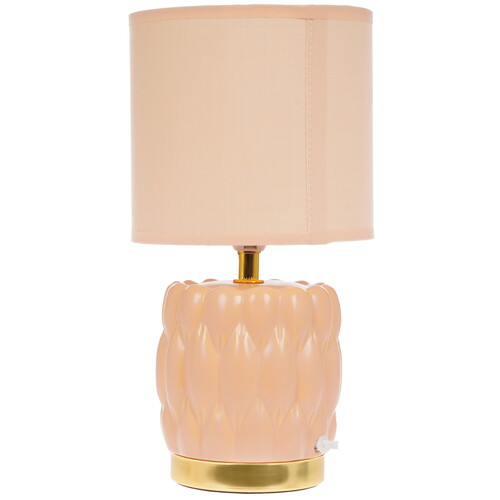 Купить Настольный светильник RISALUX Бенита розовый  9176725. Характеристики, отзывы и цены в Донецке