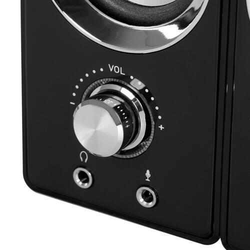 Купить Колонки Оклик OK-116 черный  5363300. Характеристики, отзывы и цены в Донецке