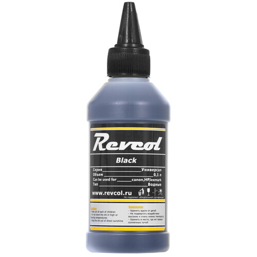 Купить Чернила водорастворимые Revcol R-HCL-0.1-BD черный  9156471. Характеристики, отзывы и цены в Донецке
