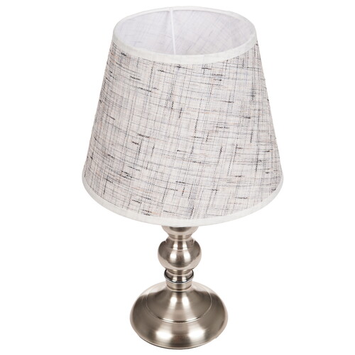 Купить Настольный светильник RISALUX Адель серебристый  9176712. Характеристики, отзывы и цены в Донецке