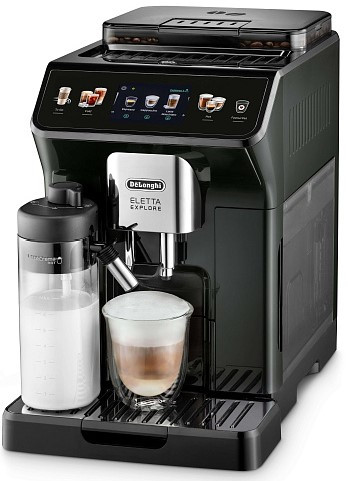 Купить Кофемашина автоматическая DeLonghi Eletta Explore ECAM450.55.G серый  9031750. Характеристики, отзывы и цены в Донецке