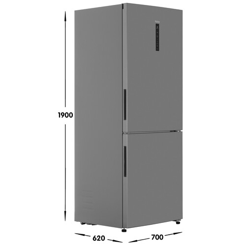 Купить Холодильник с морозильником   Haier C4F744CMGU1 серебристый  9218016. Характеристики, отзывы и цены в Донецке