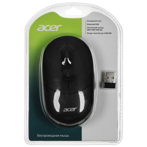 Купить Мышь беспроводная Acer OMR301  5462512. Характеристики, отзывы и цены в Донецке