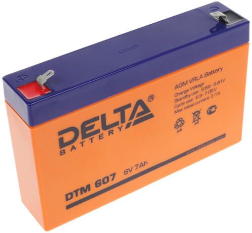 Купить Аккумуляторная батарея для ИБП Delta DTM 607  1104695. Характеристики, отзывы и цены в Донецке