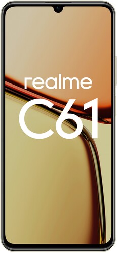 Купить 6.74" Смартфон realme C61 256 ГБ золотистый  5476431. Характеристики, отзывы и цены в Донецке