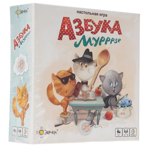 Купить Игра настольная "Азбука Мурррзе"  9958825. Характеристики, отзывы и цены в Донецке