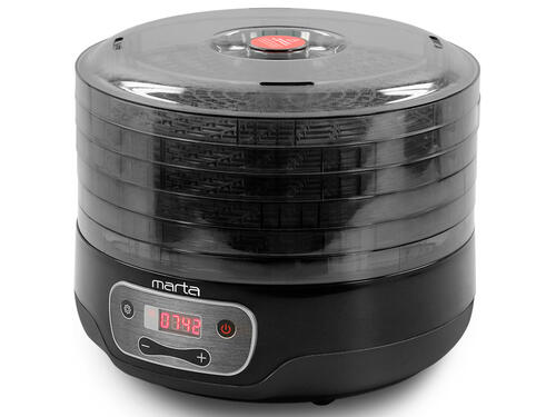 Купить Сушилка для овощей и фруктов MARTA MFD-505PS черный  9908457. Характеристики, отзывы и цены в Донецке