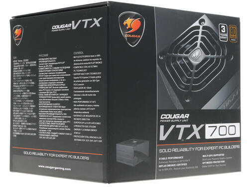 Купить Блок питания Cougar VTX700  1212163. Характеристики, отзывы и цены в Донецке