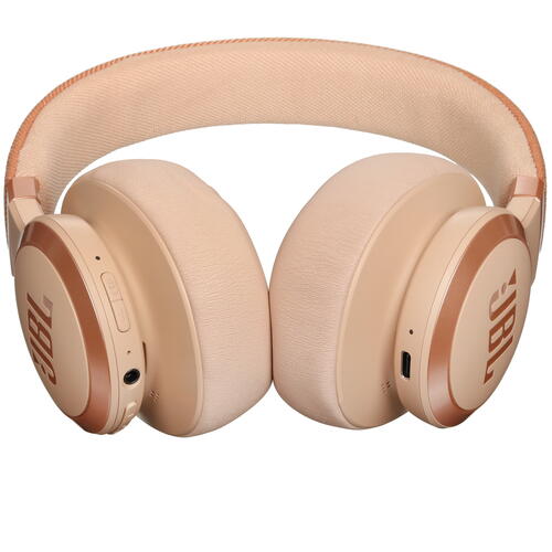 Купить Беспроводные/проводные наушники JBL Live 770NC бежевый  5448467. Характеристики, отзывы и цены в Донецке