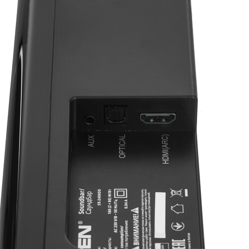 Купить Саундбар SVEN SB-2400DD черный  9142065. Характеристики, отзывы и цены в Донецке