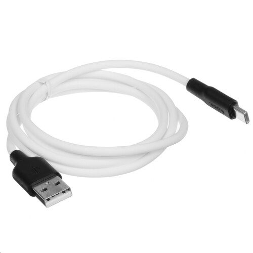 Купить Кабель круглый Hoco USB Type-C - USB 2.0 Type-A белый 1 м  5474974. Характеристики, отзывы и цены в Донецке