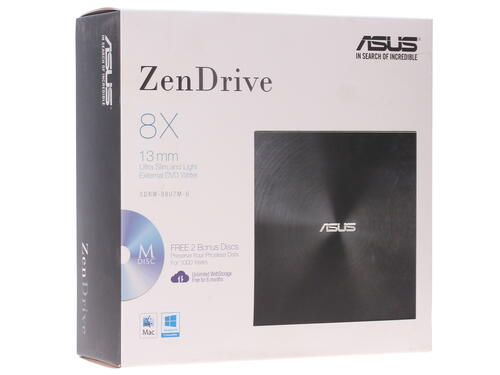 Купить Привод внеш. DVD-RW ASUS SDRW-08U7M-U  1043218. Характеристики, отзывы и цены в Донецке