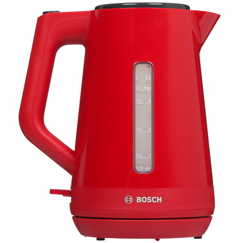 Купить Электрочайник BOSCH TWK 1M124 красный  9186112. Характеристики, отзывы и цены в Донецке