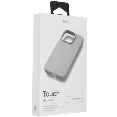 Купить Накладка  uBear Touch Mag Case для Apple iPhone 16 Pro Max серый  5474396. Характеристики, отзывы и цены в Донецке