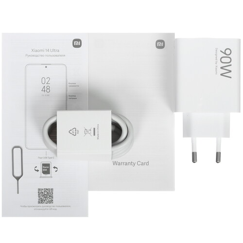 Купить 6.73" Смартфон Xiaomi 14 Ultra 512 ГБ белый  5449650. Характеристики, отзывы и цены в Донецке