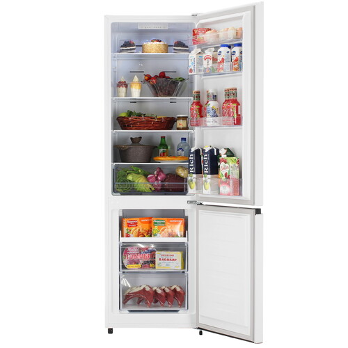 Купить Холодильник с морозильником   DEXP B4-26AHE белый  9243053. Характеристики, отзывы и цены в Донецке